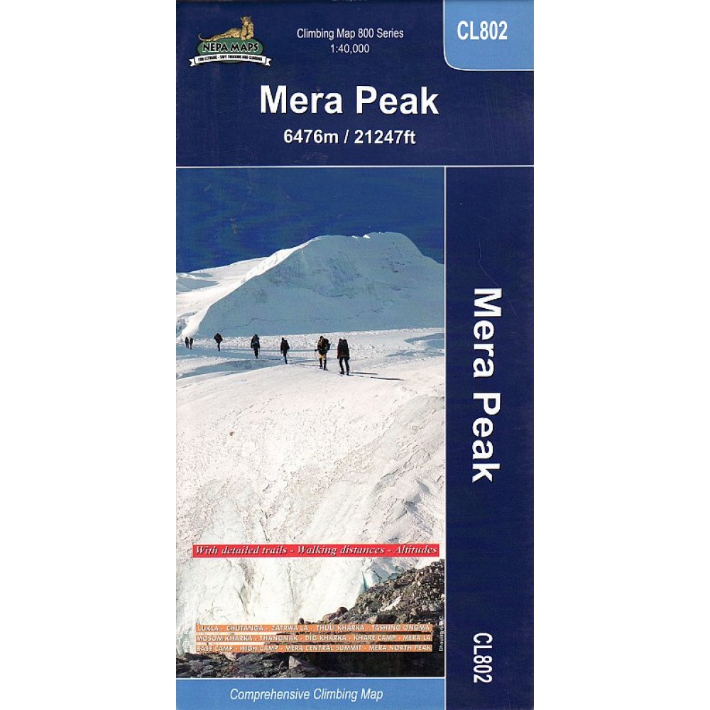 Mera Peak climbing map Nepa Maps